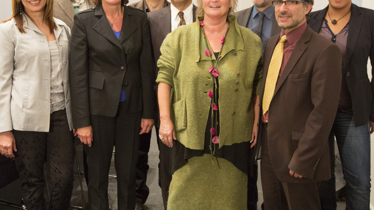 Landesbeirat für Migration und Integration im Gespräch mit Ministerpräsidentin Dreyer und Ministerin Alt. Bild: Voss/View / © Staatskanzlei