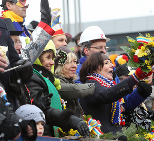 Ministerpräsidentin Dreyer beim Umzug in Mainz; Bild: Sämmer