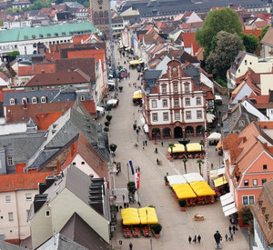 Blick auf die Innenstadt Speyers; Bild: RLP Tourismus