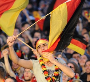 Public Viewing während der WM; Foto: dpa