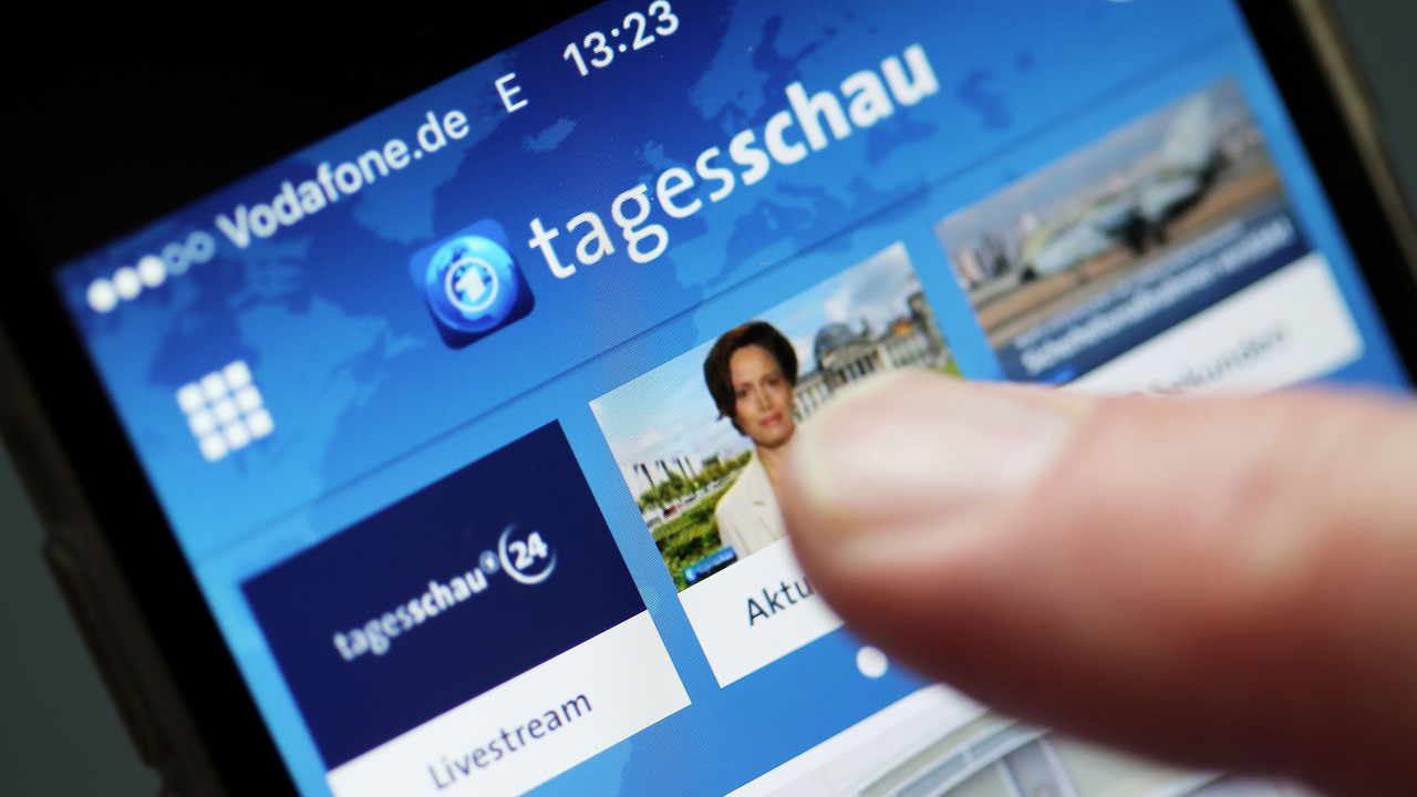 Symbolbild der Tagesschau-App.
