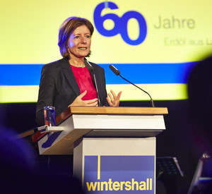 Ministerpräsidentin Malu Dreyer beim Festakt "60 Jahre Wintershall in Landau"