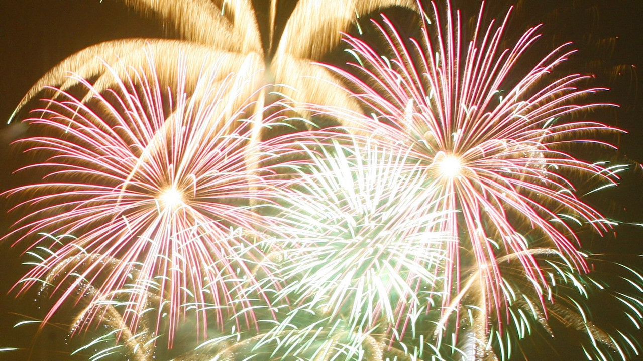 Silvesterfeuerwerk; Bild: dpa
