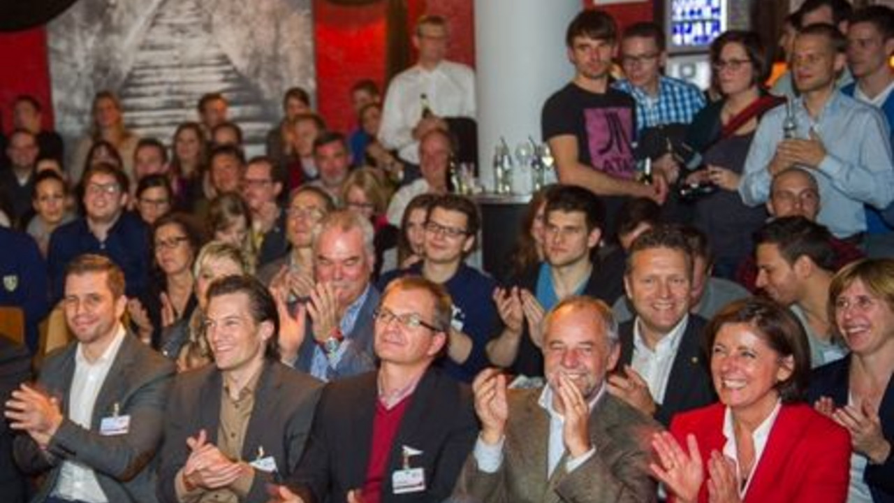 Ministerpräsidentin Malu Dreyer beim Startup SLAM; Bilder: Artur Lik