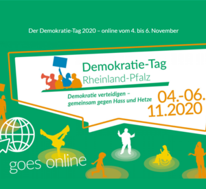 Veranstaltungsplakat Demokratie-Tag RLP