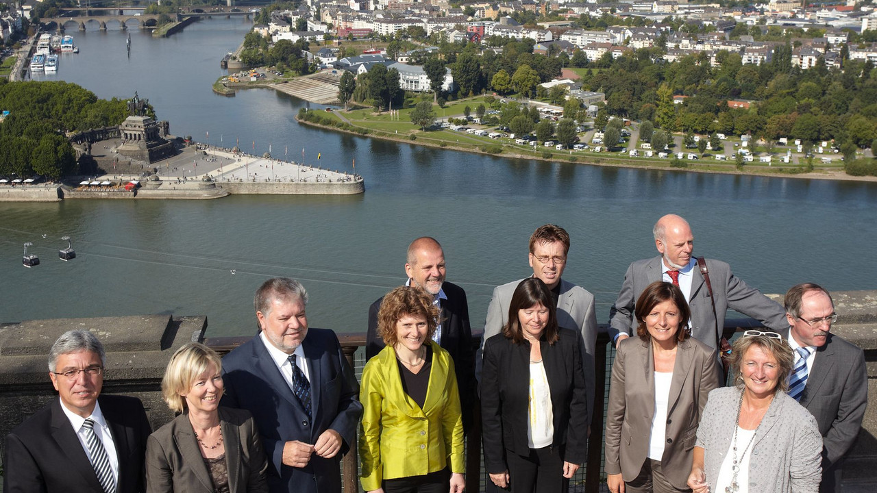 Ministerrat in Koblenz; Bild: Frey