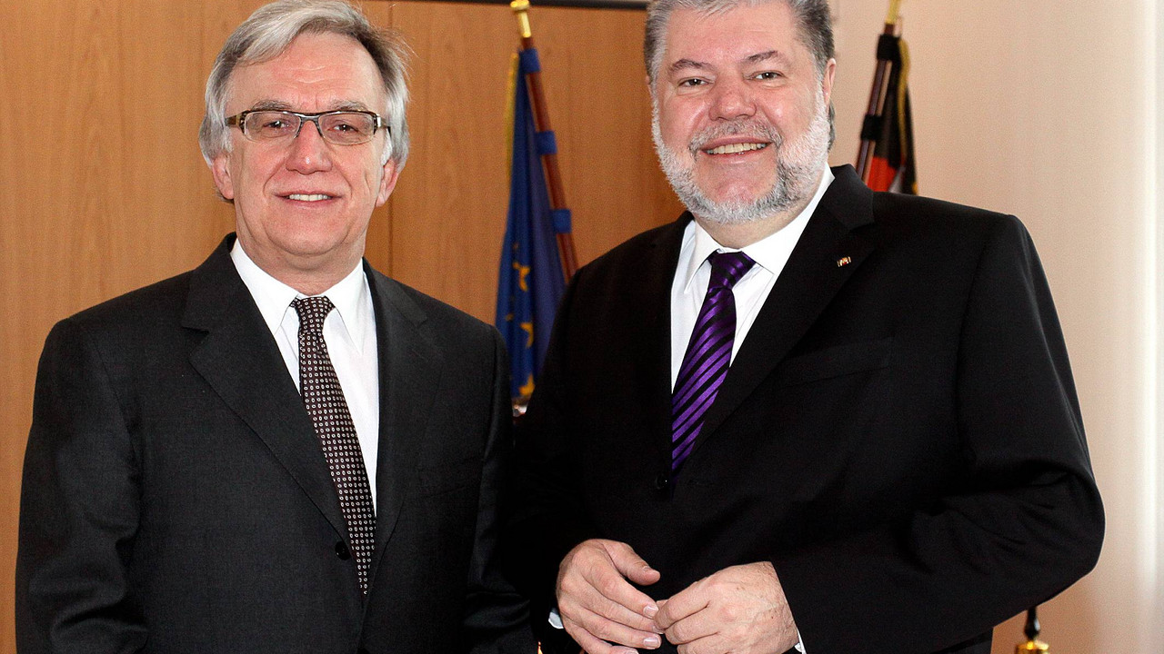 Edgar Wagner und Kurt Beck; Bild: Stk