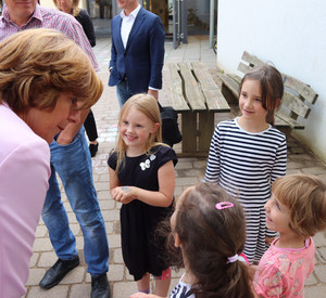 Ministerpräsidentin Malu Dreyer zu Gast in der Thomas Morus Kita Daun.