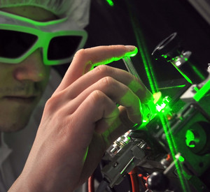 Lasertechnik; Bild: dpa