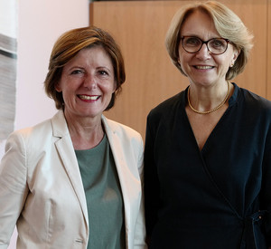 Gespräch Ministerpräsidentin mit Anne-Marie Descotes, Botschafterin der Republik Frankreich