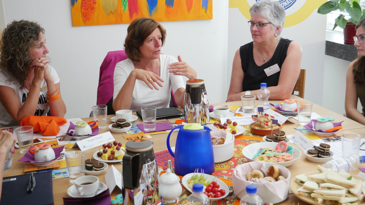 Im Warbede-Frauenzentrum Worms finden Frauen mit sexualisierten Gewalterfahrungen Hilfe. Die Soroptimistinnen Worms, ein internationaler Club berufstätiger Frauen, unterstützt die Einrichtung mit Spenden.