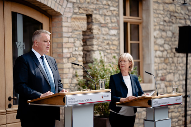 100 Tage gemeinsame Verantwortung: Schnieder und Ahnen ziehen Zwischenbilanz und stellen Schwerpunkte für die kommenden Monate vor 100 Tage gemeinsame Verantwortung: Schnieder und Ahnen ziehen Zwischenbilanz und stellen Schwerpunkte für die kommenden Monate vor