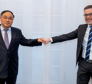 Staatssekretär Fabian Kirsch empfängt koreanischen Generalkonsul Seungjae Huh