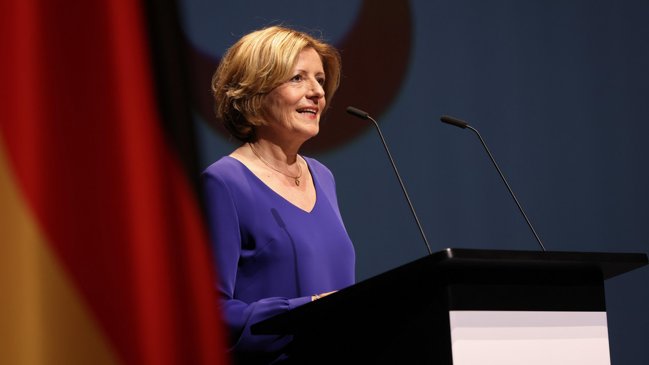 Ministerpräsidentin Malu Dreyer beim Festakt zum 75. Landesjubiläum