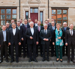 Die Innenminister bei der Sonderkonferenz in Brüssel; Bild: ISIM