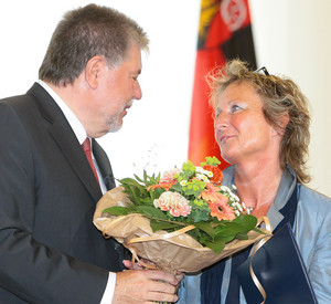 Regierungbildung Mai 2011, Beck ernennt Alt; Bild: rlp-Archiv, Piel