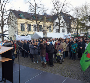 Ministerpräsidentin Malu Dreyer bei ihrer Rede in Remagen; Bild: Frey / © Staatskanzlei