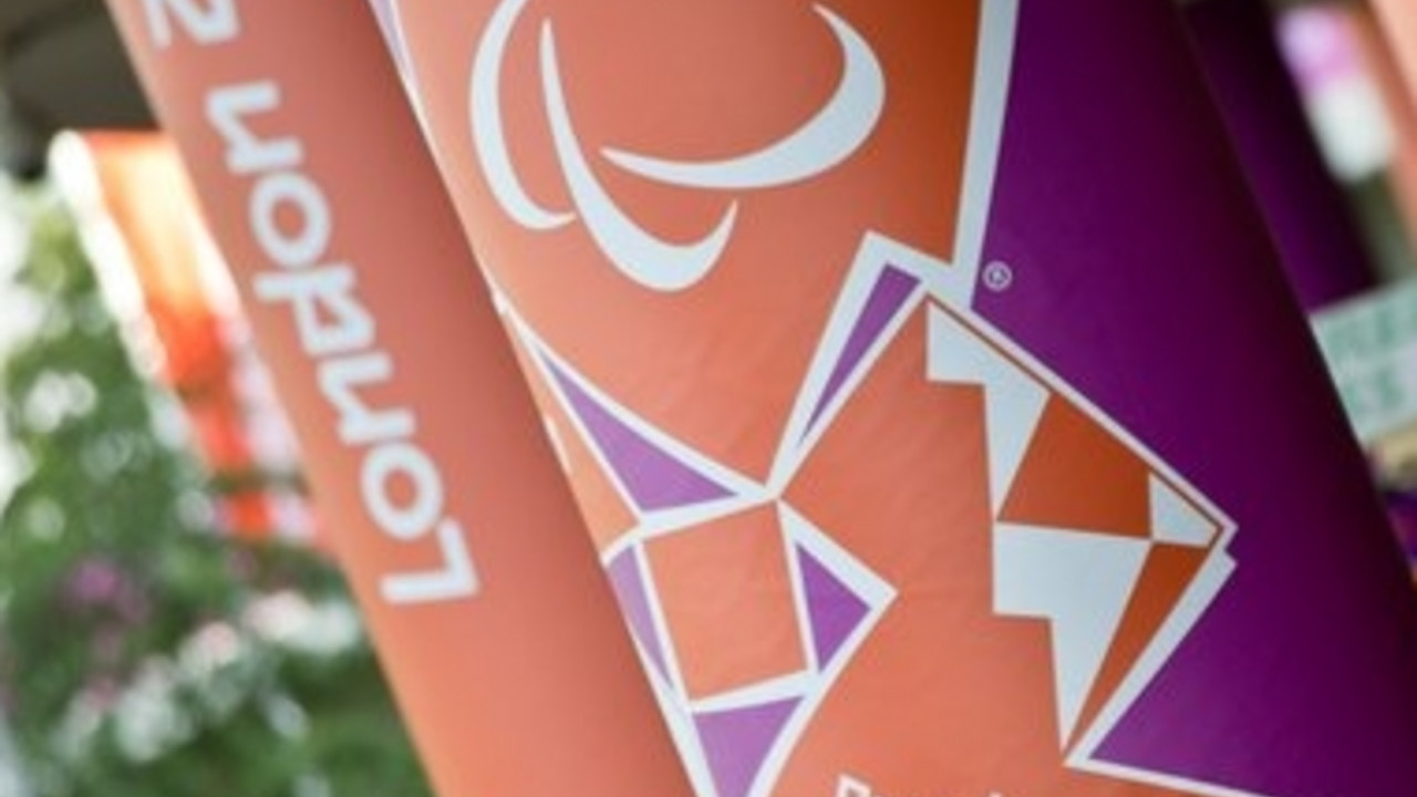 Logo der Paralympics in London; Bild: dpa