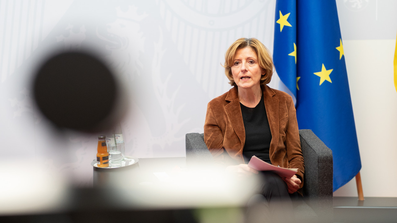 Ministerpräsidentin Malu Dreyer bei der digitalen Auftaktveranstaltung zu „Respekt. Bitte!“ 2020