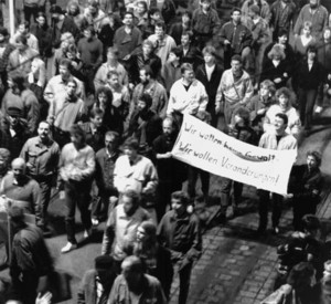 Leipziger Montagsdemonstration vor 20 Jahren