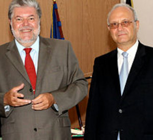 Kurt Beck und Ivo Petrov
