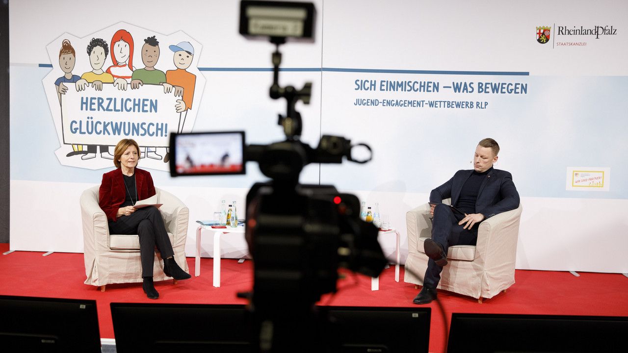 Virtuelle Preisverleihung des Jugend-Engagement-Wettbewerbs