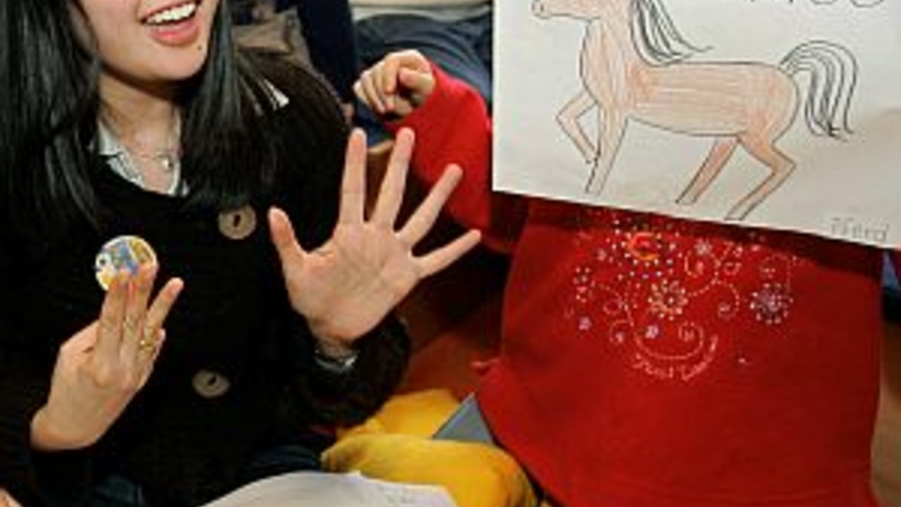 Englisch im Kindergarten; Bild: dpa
