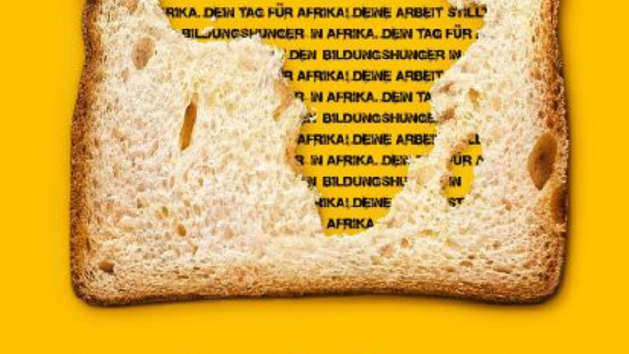 Plakat "Dein Tag für Afrika", Aktion 2009