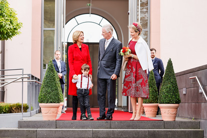 Das niederländische Königspaar zu Besuch bei Ministerpräsidentin Malu Dreyer in der Staatskanzlei.