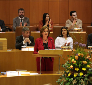 Ministerpräsidentin Malu Dreyer beim Festakt zum 30-jährigen Bestehen der Alevitischen Gemeinde Deutschland.