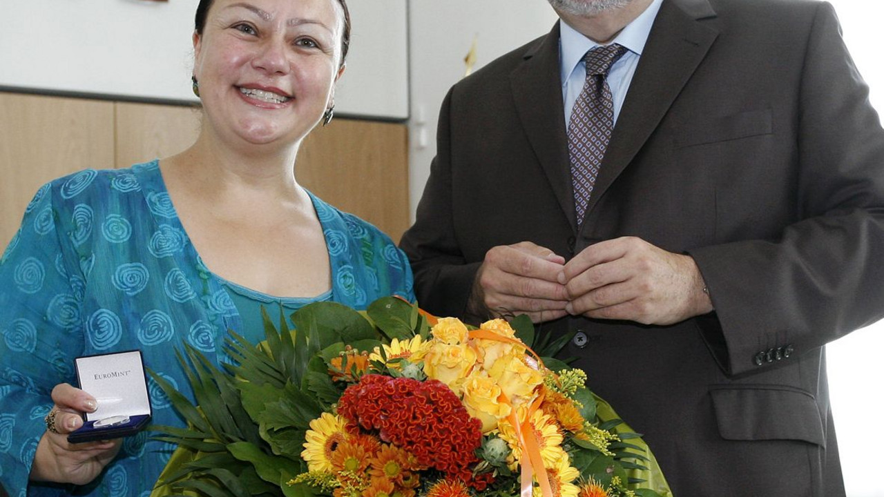 Ministerpräsident Beck und Generalkonsulin Yamancan; Bild: Thao Vu Minh