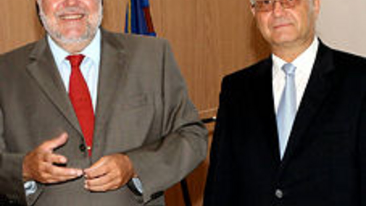 Kurt Beck und Ivo Petrov