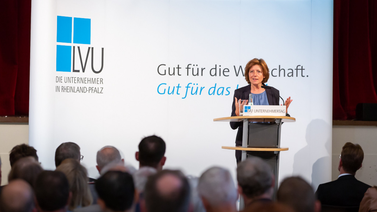 Ministerpräsidentin Malu Dreyer auf dem LVU-Unternehmertag