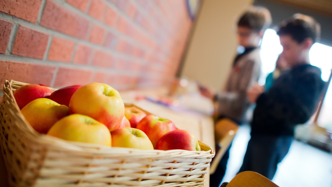 Obst in Schule
