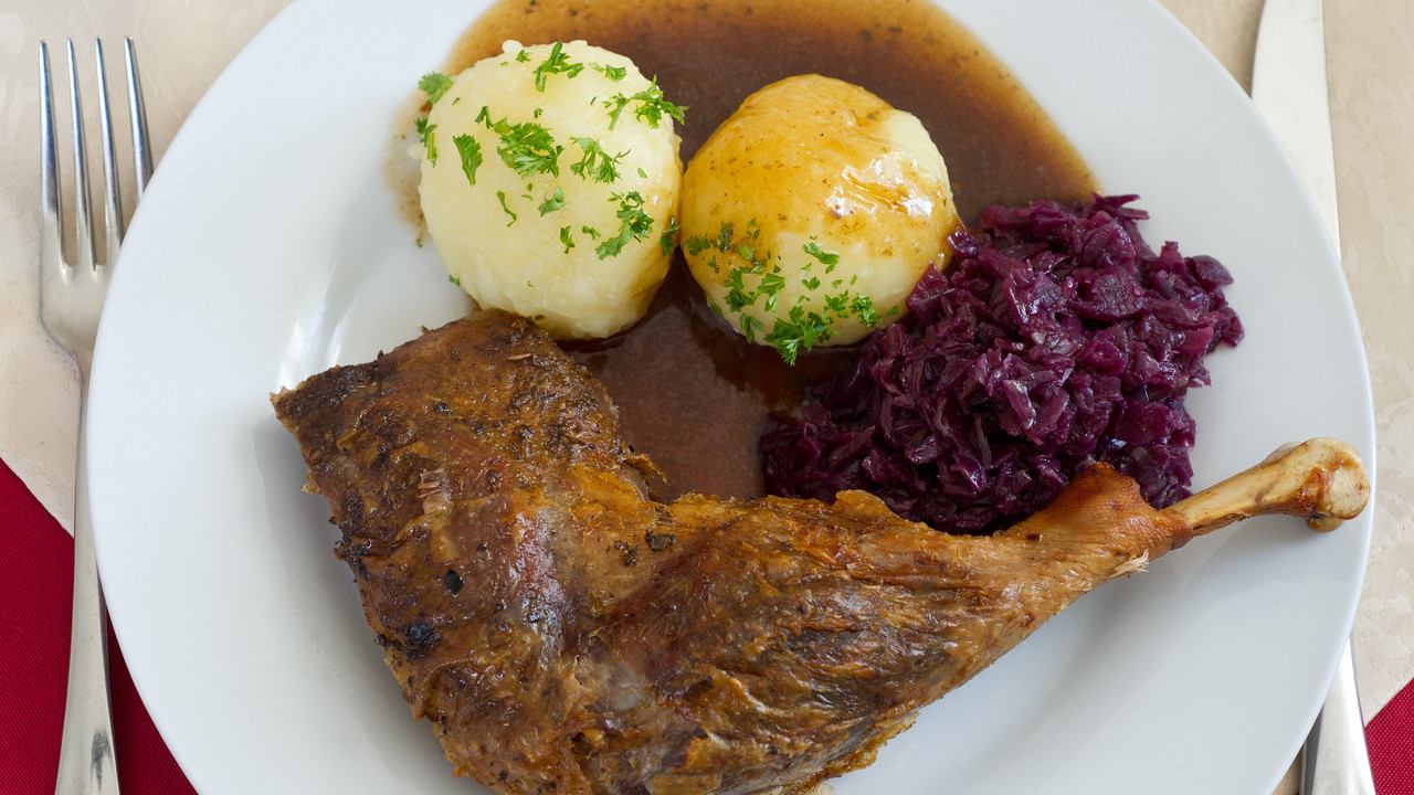 Weihnachtsgans; Bild: dpa