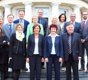 Ministerrat mit dbb-Landesleitung; Bild: Saemmer/ © Staatskanzlei