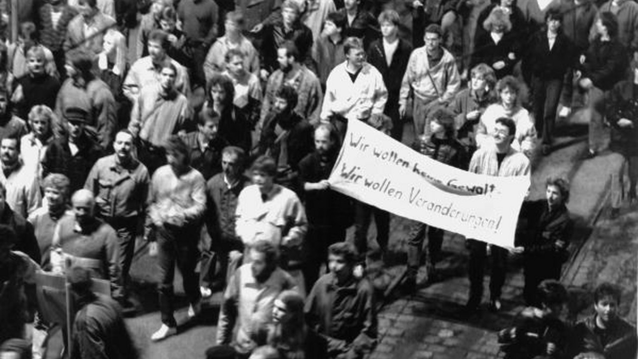 Leipziger Montagsdemonstration vor 20 Jahren
