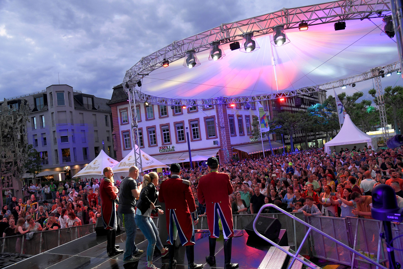 Eröffnung des Rheinland-Pfalz Tages in Mainz.
