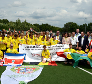 Jugendfussballcamp der Großregion; Foto: Harald Tittel / © Staatskanzlei