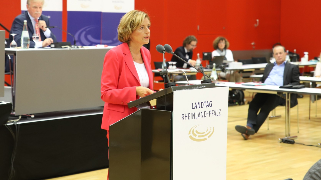 Ministerpräsidentin Malu Dreyer im Landtag