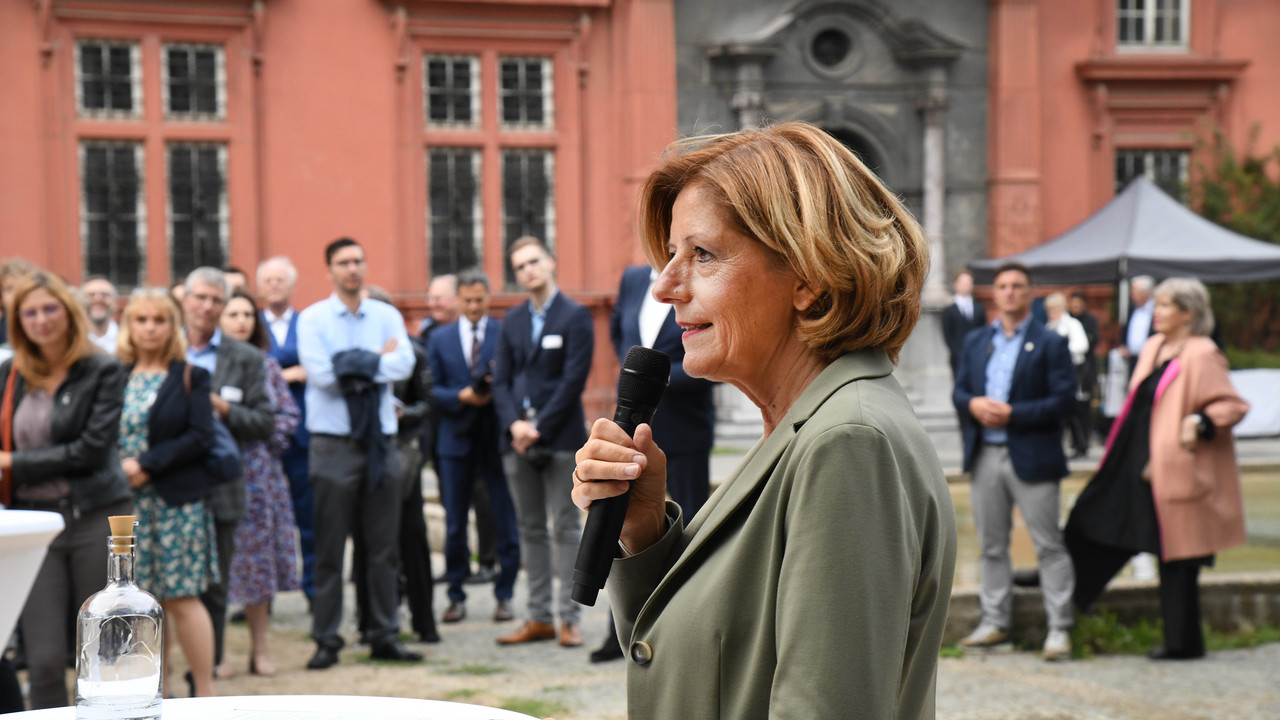 Ministerpräsidentin Malu Dreyer beim Pressefest 2022