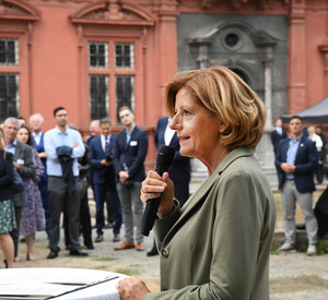 Ministerpräsidentin Malu Dreyer beim Pressefest 2022