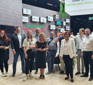 Stand von GameUp! Rheinland-Pfalz auf der Gamescom