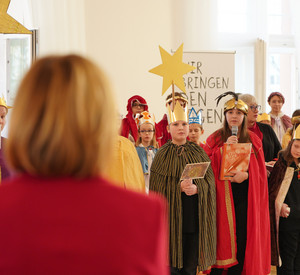 Empfang der Sternsinger