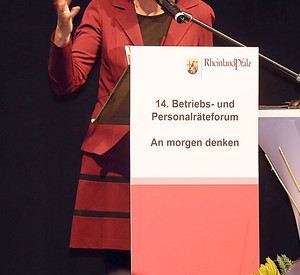 Ministerpräsidentin Malu Dreyer; Bild: Sämmer