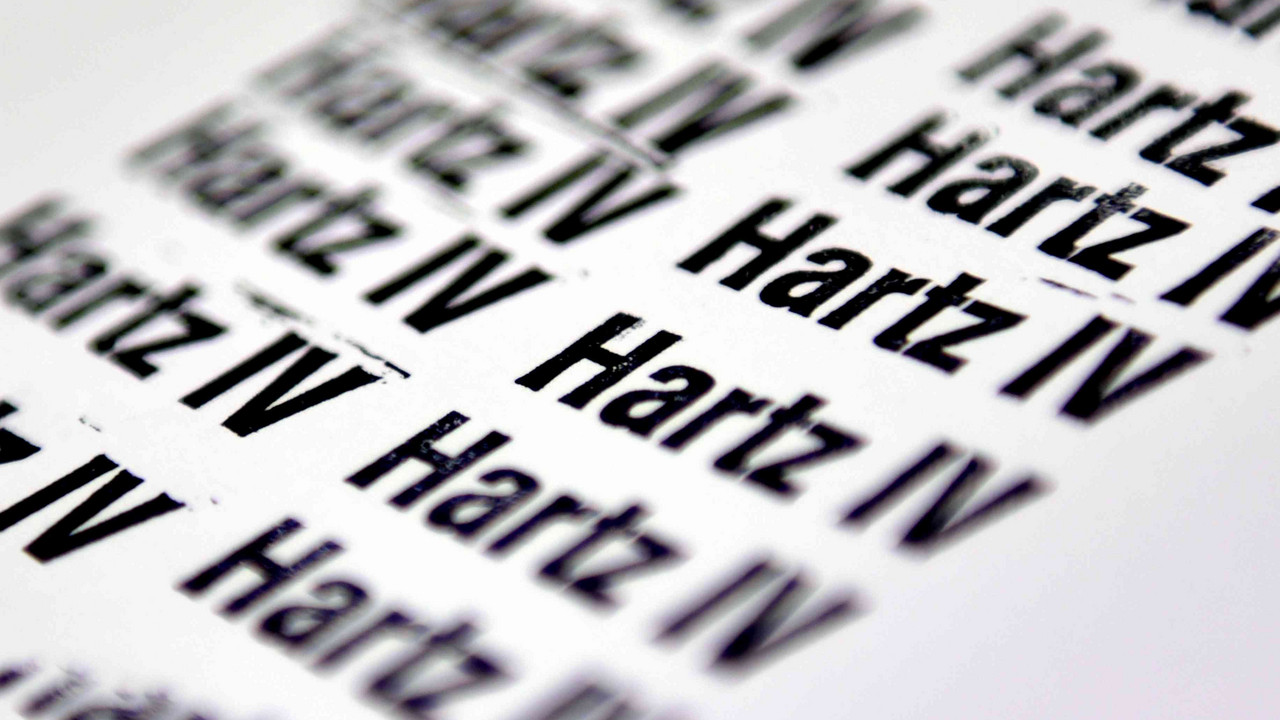 Hartz IV Schriftzug Hartz IV Schriftzug