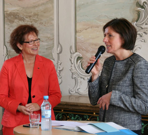 Ministerpräsidentin Dreyer mit ADD-Präsidentin  Barzen;