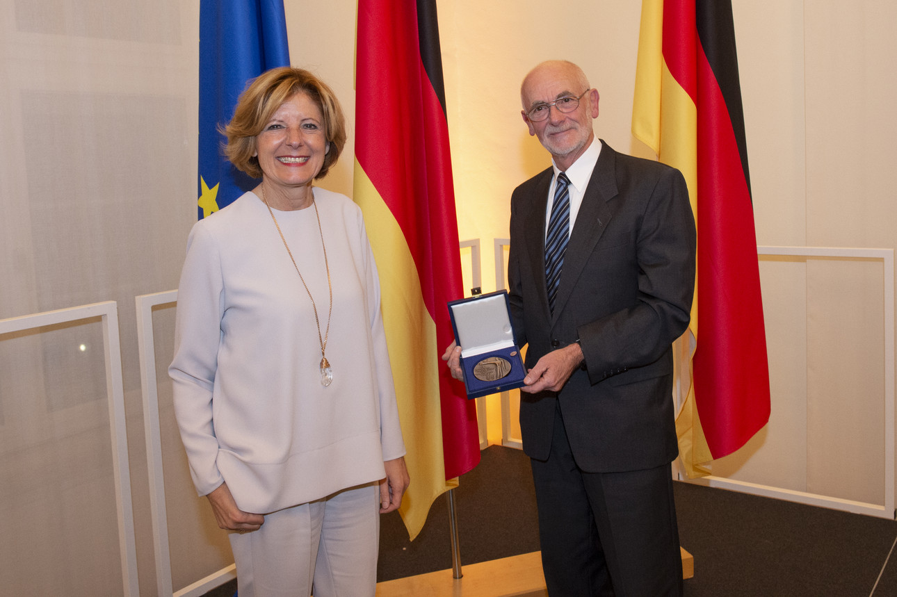 Ministerpräsidentin Malu Dreyer und Jörn von zur Mühlen (Präsident Pfälzischer Kanu-Verband e.V.)