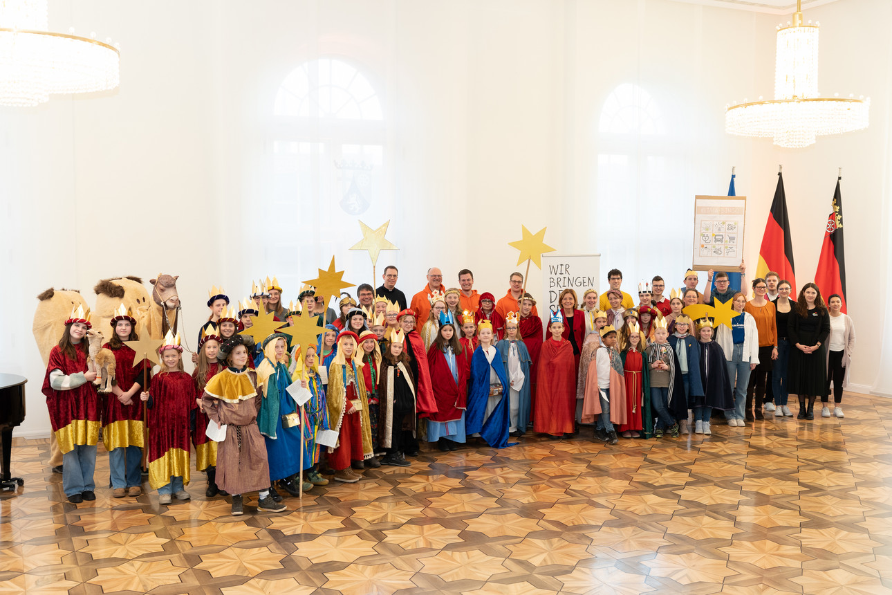 Empfang der Sternsinger