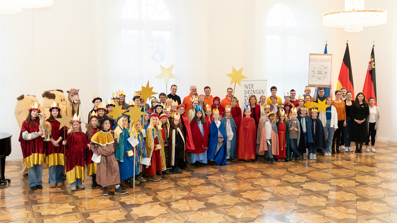 Empfang der Sternsinger